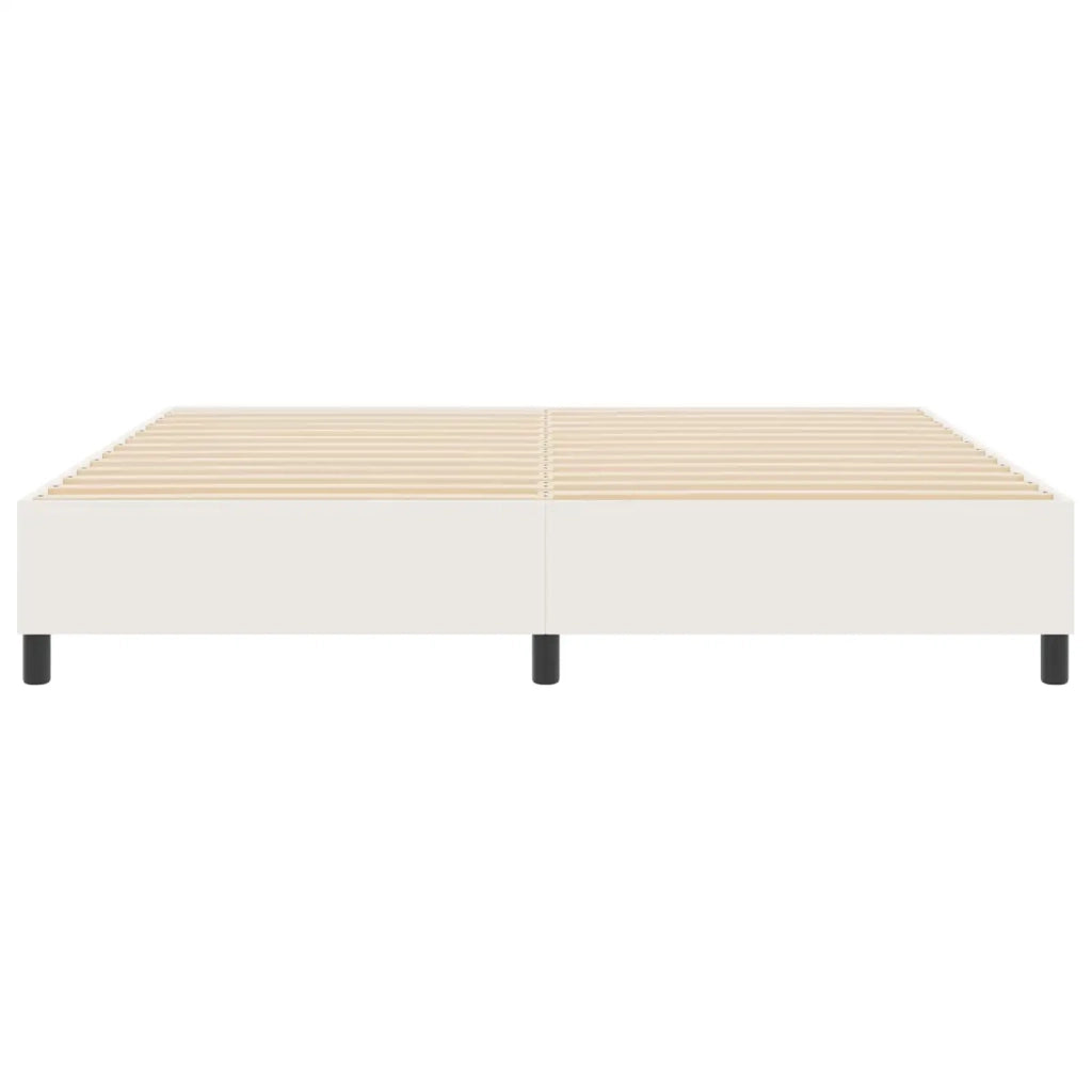 Struttura letto piattaforma Crema 200 x 200 cm Tessuto in Cords 3337429