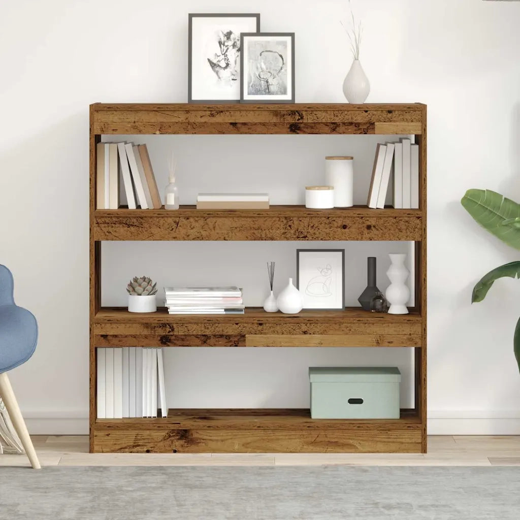 Armadio per Libri Legno vecchio 100 x 30 x 103 cm 862724