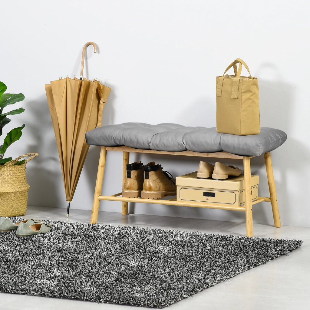 Cuscino per Divano 2 Posti ¨C zephmum ¨C 110x48x8 cm Grigio