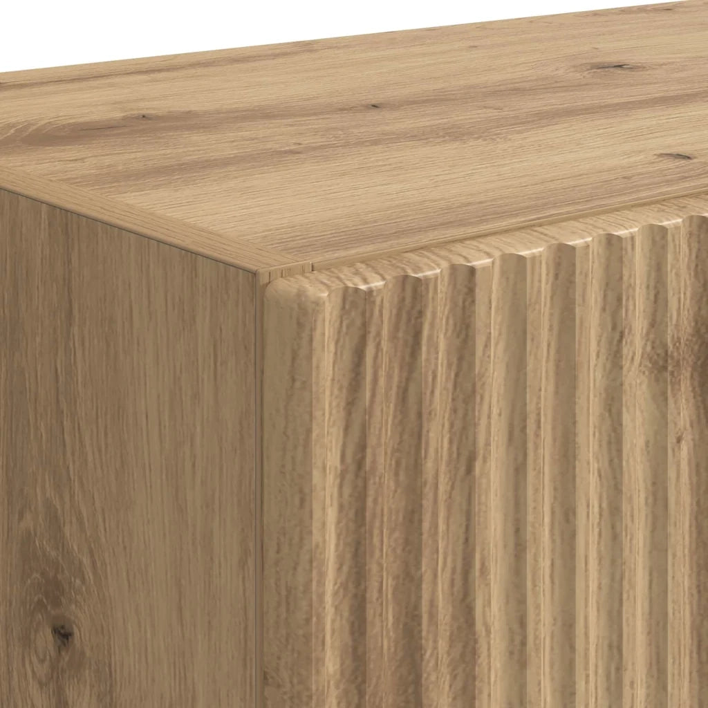 Mobile TV da parete Rovere artigianale 59,5 x 31 x 40 cm 892347