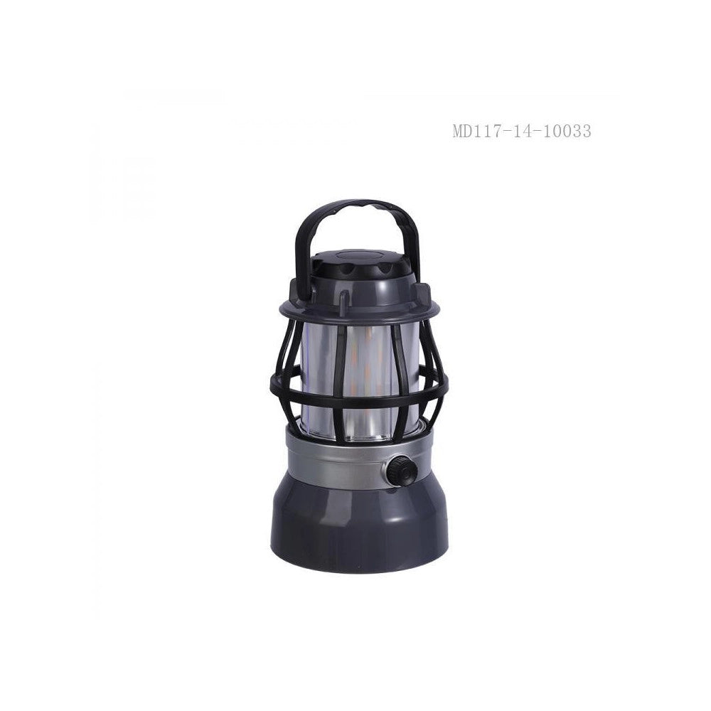 Trade Shop - Lanterna Lampada Solare Da Campeggio Ricaricabile Luce Led Emergenza Dimmerabile -