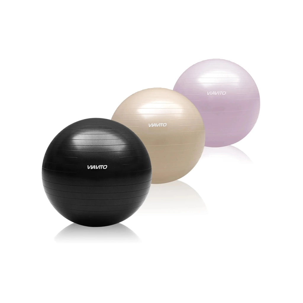 Gym Ball Studio anti-burst 55 cm - Beige - Viavito