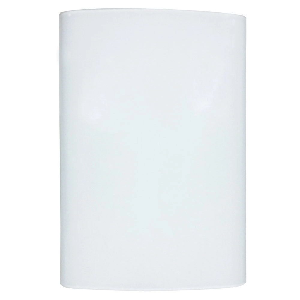 Applique 1xE27 Montatura Bianca Vetro Lastra Bianco E-Energy Altea
