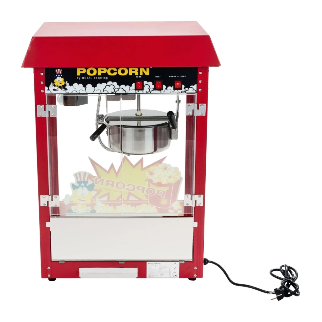 Macchina professionale per popcorn rossa 1600 watt 3614067