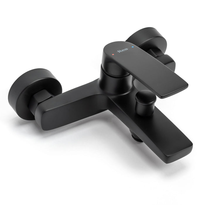 Rubinetto Da Vasca Rea Luppo Black Mat