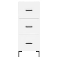 Credenza Bianca 34,5x34x90 cm in Legno Multistrato 828604