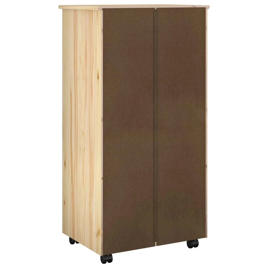 Mobile con Ruote con ruota Marrone 53 x 39 x 103 cm 42032395