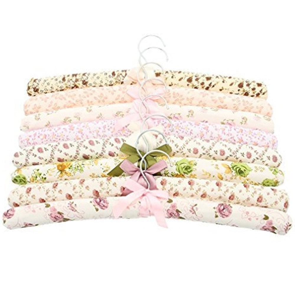 Trade Shop - 5 Gruccia Grucce Spugna Tessuto Appendiabiti Appendi Abiti Vestiti Camicie -