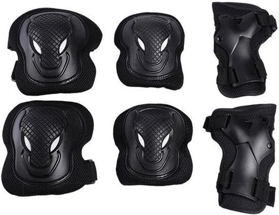 Equipaggiamento protettivo - Protezioni ginocchia 39,5*16cm - Protezioni cavi 36,5*14,5cm - L - adatto per 70-92 kg - adatto per adulti - protezioni ginocchia - protezioni cavi - protezioni polso - equipaggiamento protettivo