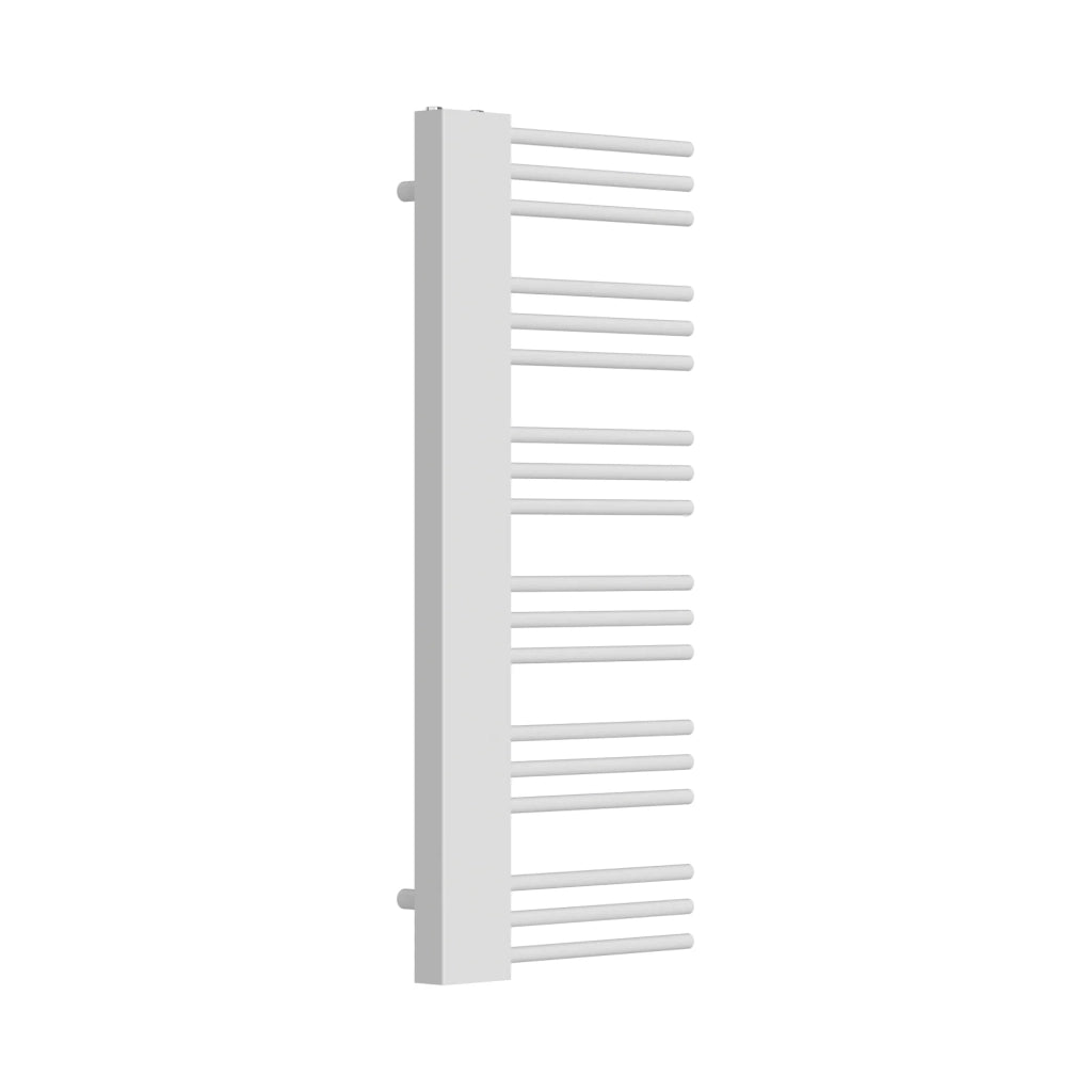 Radiatore scaldasalviette per il riscaldamento del bagno spessore 50 mm 120 x 50 cm acciaio bianco 03_0010402
