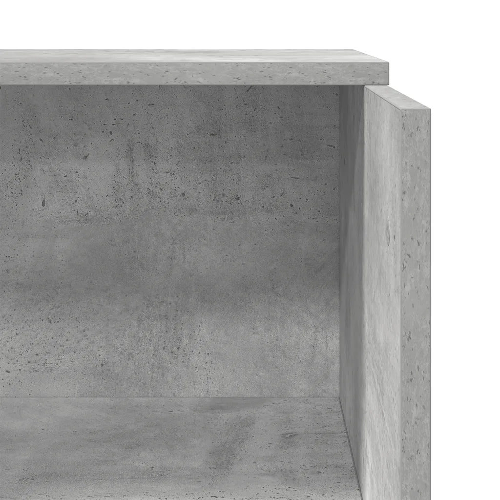 vidaXL Banco Reception Grigio Cemento 55x50x103,5 cm Legno Multistrato