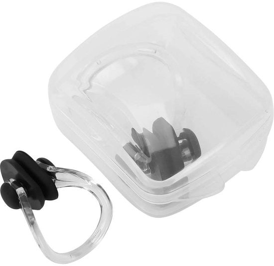 Clip per naso anti snurk - 2 pezzi - inclusa scatola - protezione nasale - silicone