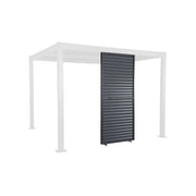 Persiana con lamelle orientabili 1m in alluminio per pergola