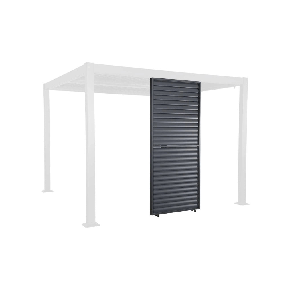 Persiana con lamelle orientabili 1m in alluminio per pergola