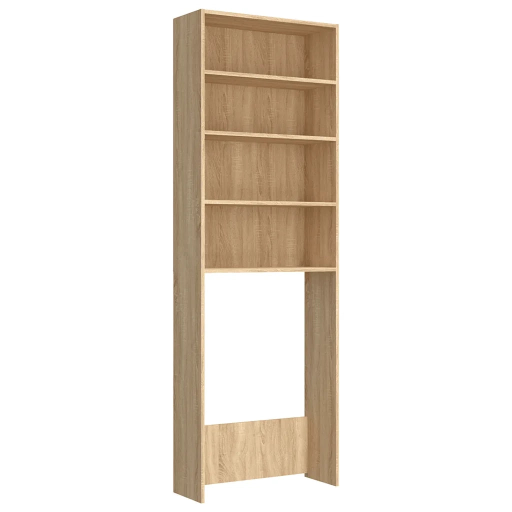 Mobile per Lavatrice Rovere Sonoma 64x24x190 cm CFW9158234