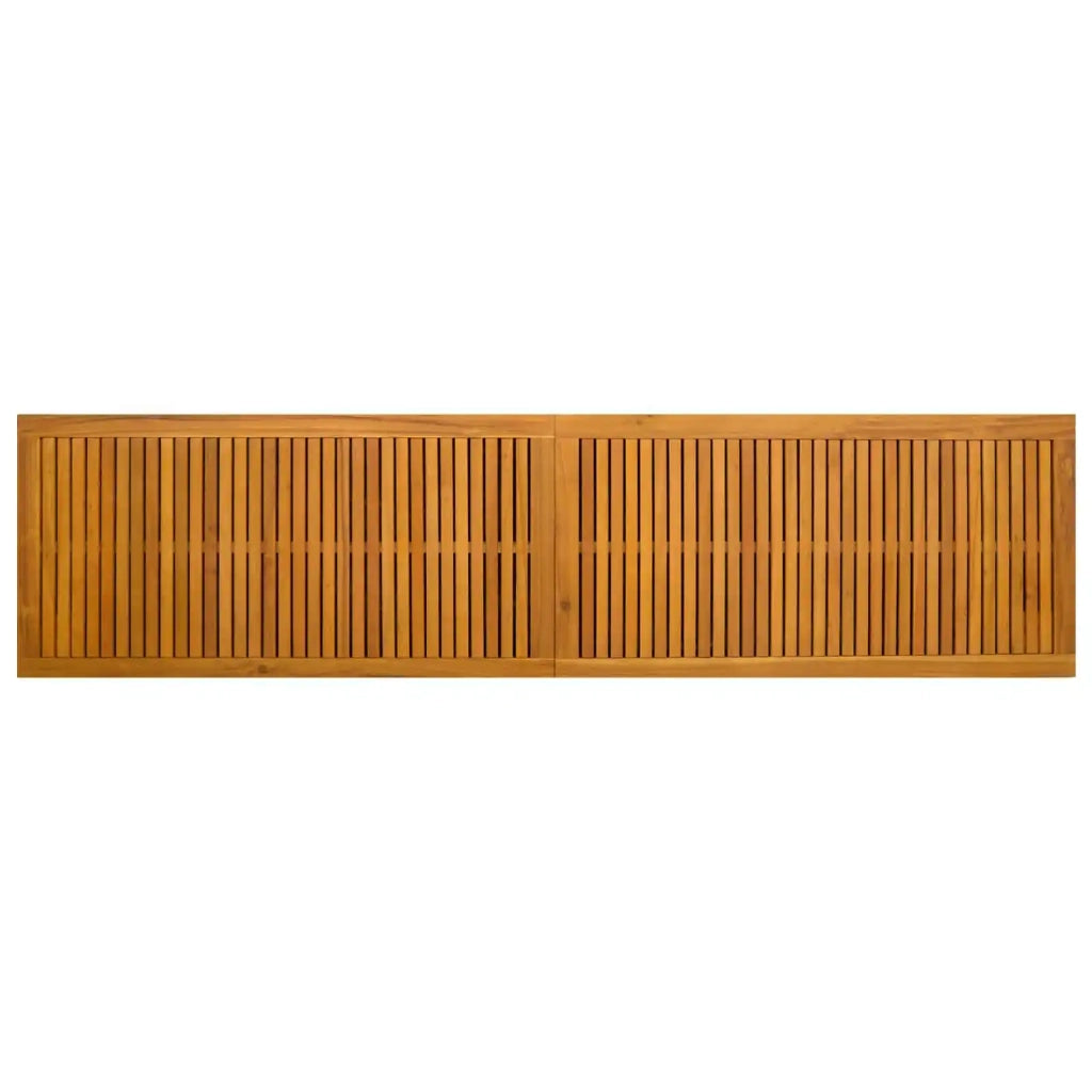 Scatola di Stoccaggio per Giardino 185 L 200 x 50 x 56 cm Beige 42002722