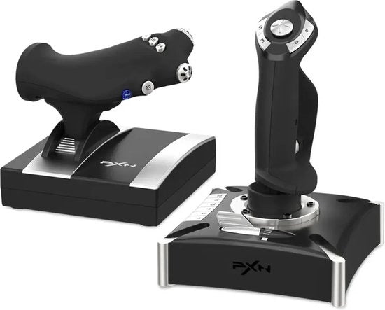 Simulatore di Volo - Controlli del Simulatore di Volo - Adatto per PlayStation 4, Xbox One e Windows - Nero
