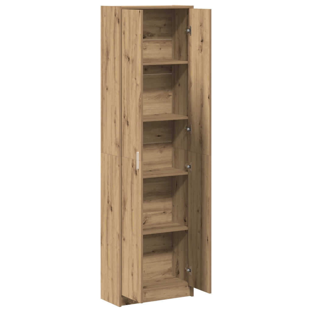 Armadio in rovere artigianale 55x25x189 cm Legno ingegnerizzato