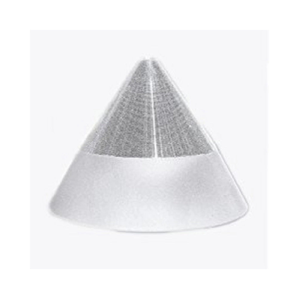 Trade Shop - Pendente Lampada Lampadario Conico Bianco Acciaio A Soffitto Luce Led Applique Design -