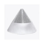 Trade Shop - Pendente Lampada Lampadario Conico Bianco Acciaio A Soffitto Luce Led Applique Design -