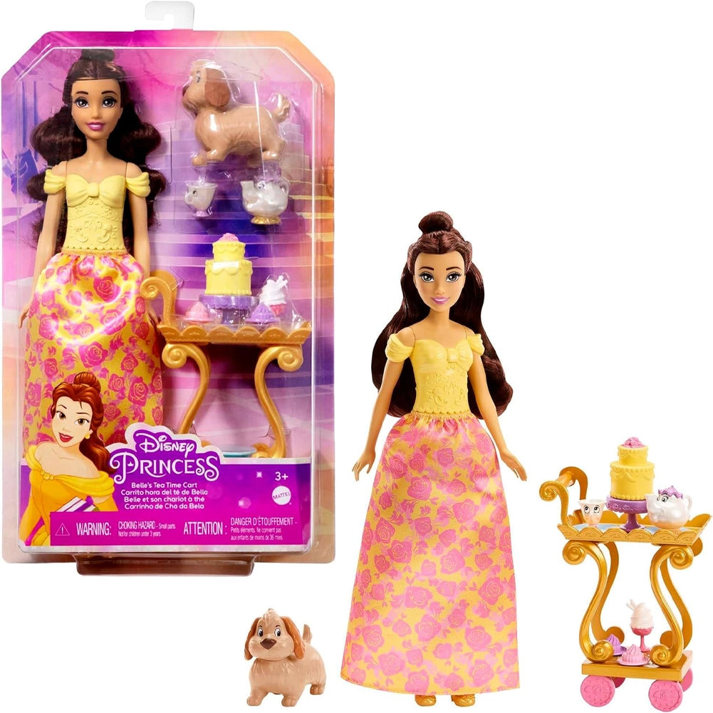 Disney Princess Set Tè di Belle Playset Bambola Vestiti e Accessori Idea Regalo