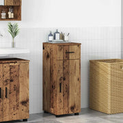 Mobile da Bagno con cassetto Legno vecchio 30 x 35 x 80 cm