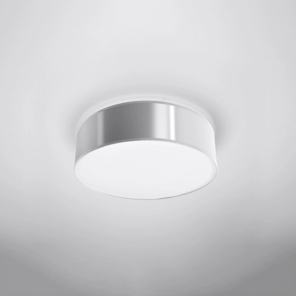 ARENA Lampada da soffitto di design arancione spagnolo grigio 35x35x11 cm 2x15W LED