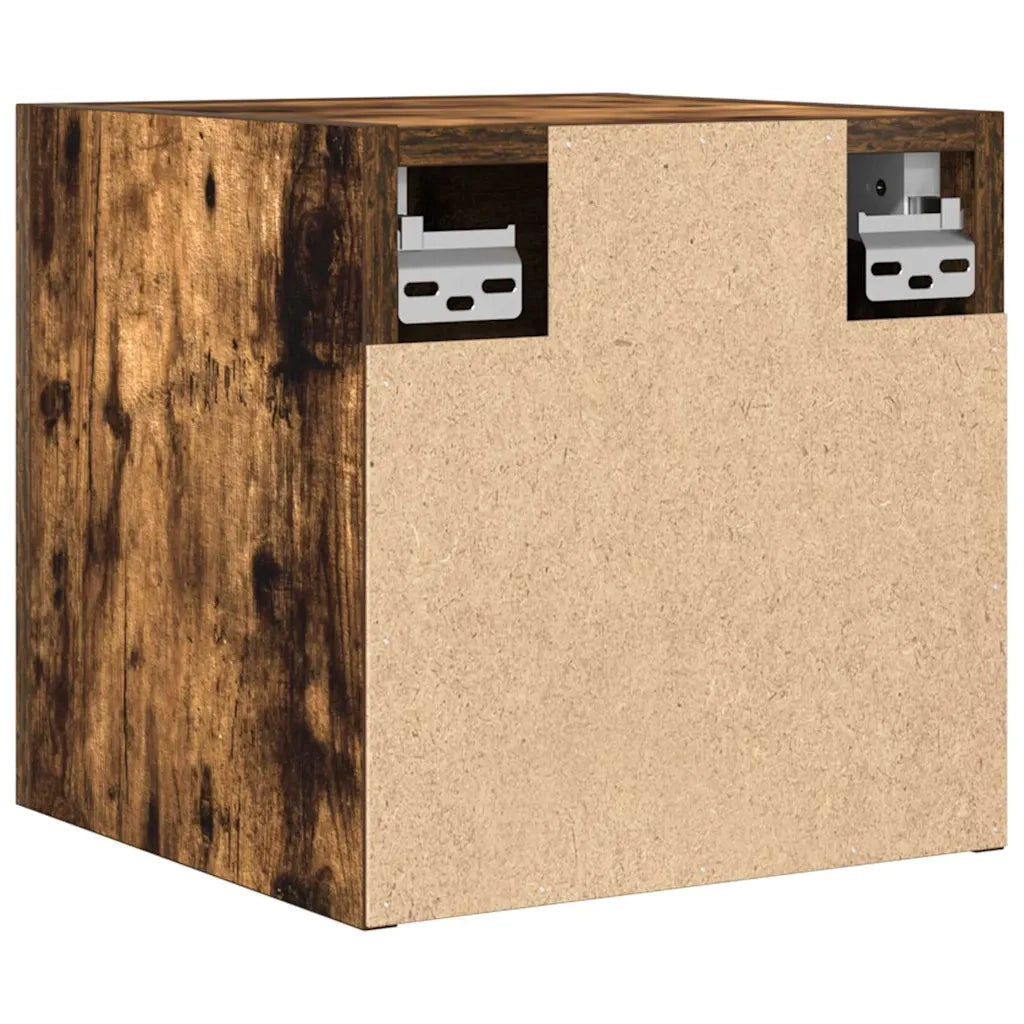 Armadietto TV Montato a Parete Rovere Fumo 30,5x30x30 cm cod mxl 15770