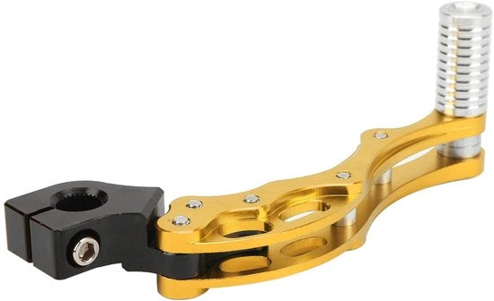Avviatore a Lever Universale - Allestimento in Alluminio Leggero - Sostituzione di Alta Qualità - Adatto per Motocicletta/Scooter - Compreso Manubrio di Montaggio - Duraturo e Resistente - Chiave di Accensione