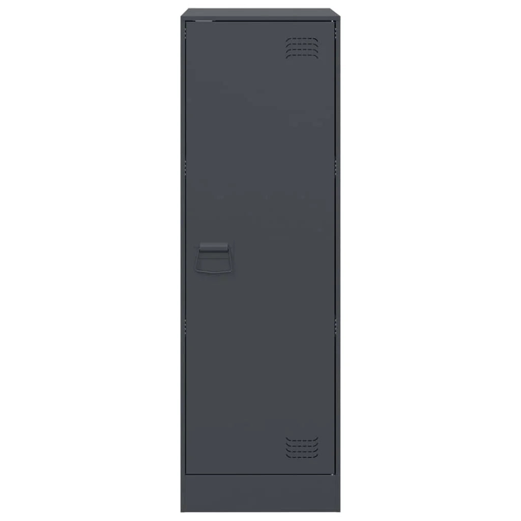 Buffet credenza cassettiera armadio mobile contenitore organizer per cucina soggiorno salotto 34,5 x 39 x 107 cm acciaio antracite 02_0029692