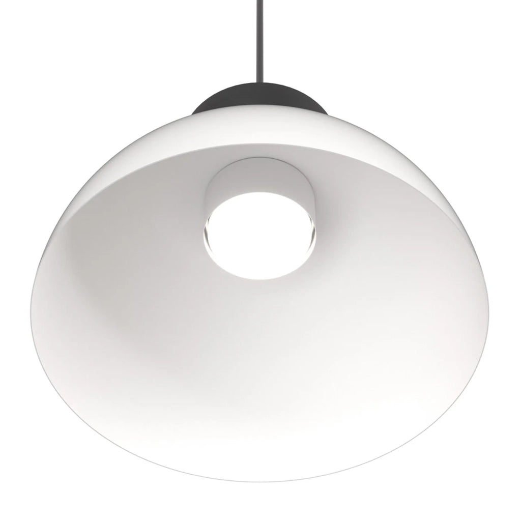 Lampadario Minimal Venus Acciaio Bianco Nero 1 Luce Gx53
