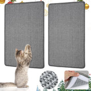 2 piastre per gatti in legno grigio, piastre per gatti, piastre per gatti 50 x 25 cm, piastre per gatti, erba per gatti, pregiato tessuto per gatti, piastre per gatti con angolo per gatti.
