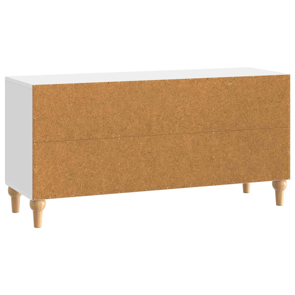 Mobile TV Bianco Lucido 102 x 34,5 x 50 cm Legno ingegnerizzato 894239