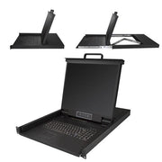 Startech.com console kvm per armadio rack a 8 porte vga con schermo lcd - 19" - 1u - RKCONS1908K