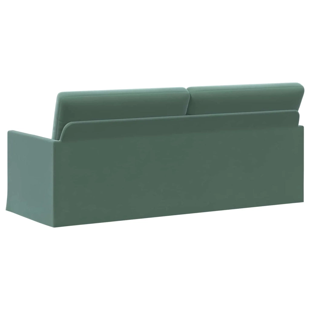 Divano a 3 posti Verde Mare 190 x 81 x 82 cm Velluto (V) 42041131