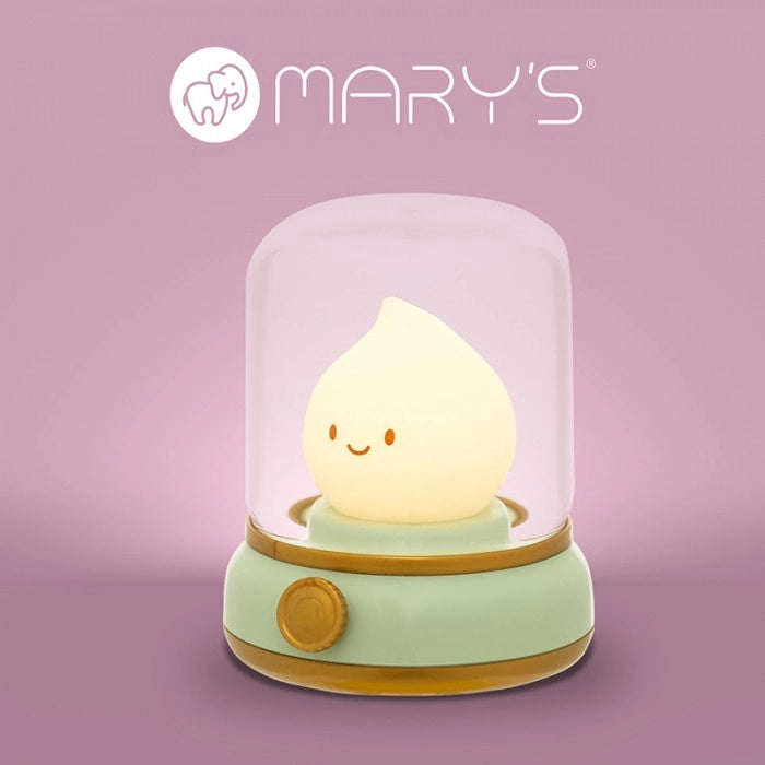 Mary's Lampada Notturna Bambini LED Fiamma Verde 3W