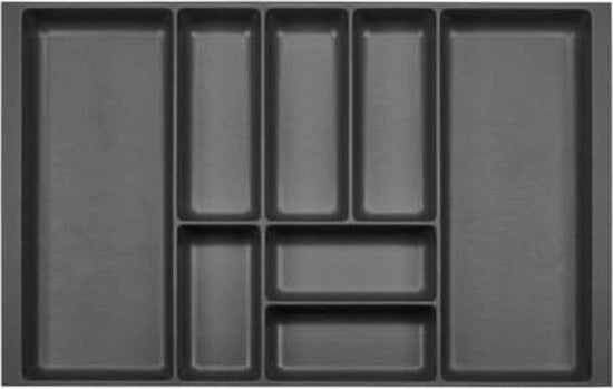 Organizzatore di carrello - Scatole di metallo - Larghezza: 709 ± 1 mm (80 cm di corpo) - Antracite