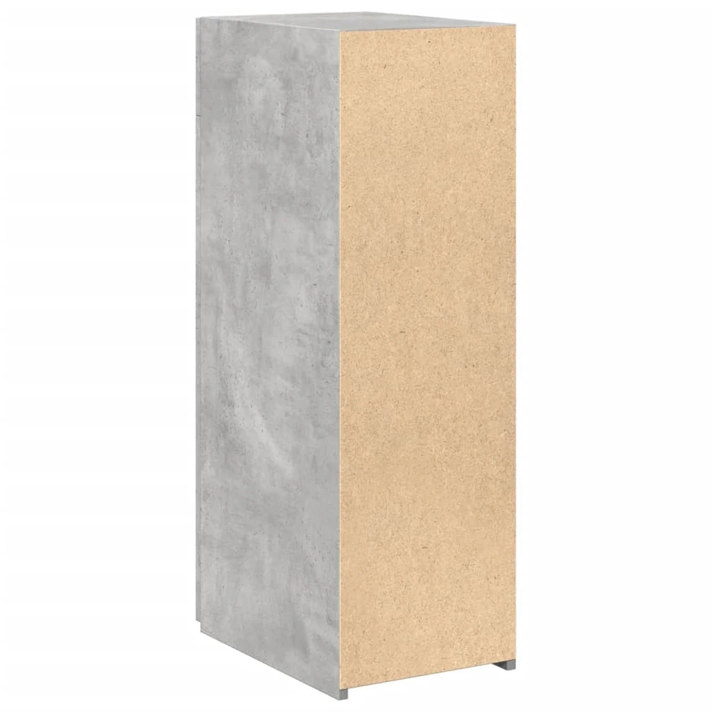 Buffet credenza cassettiera armadio mobile contenitore organizer per cucina soggiorno salotto 30 x 42,5 x 93 cm legno ingegnerizzato grigio 02_0031863