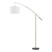 Piantana Minimal Nadina Acciaio Nichel Satinato 1 Luce E27