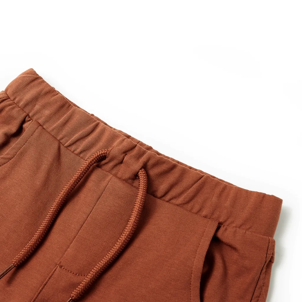Pantaloncini per Bambini con Coulisse Marrone 128 CFW3530222