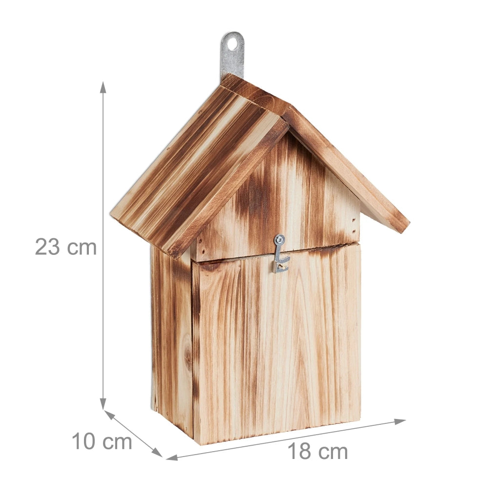 Insettario coccinelle rifugio sospeso giardino o balcone apertura facile stile naturale in legno marrone 13_0015263