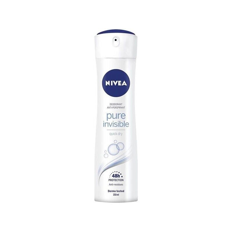 NIVEA DEODORANTE SPRAY PURE INVISIBLE 150 ML