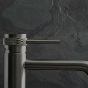 Rubinetto Da Lavabo Rea Lungo Grip Gun Grey High