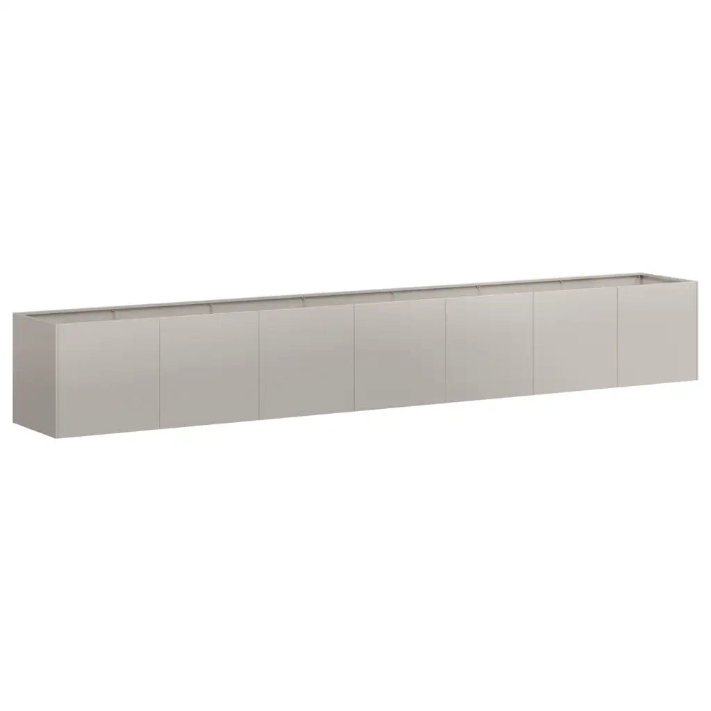 Fioriera Arrugginita 280x40x40 cm in Acciaio Corten 860695