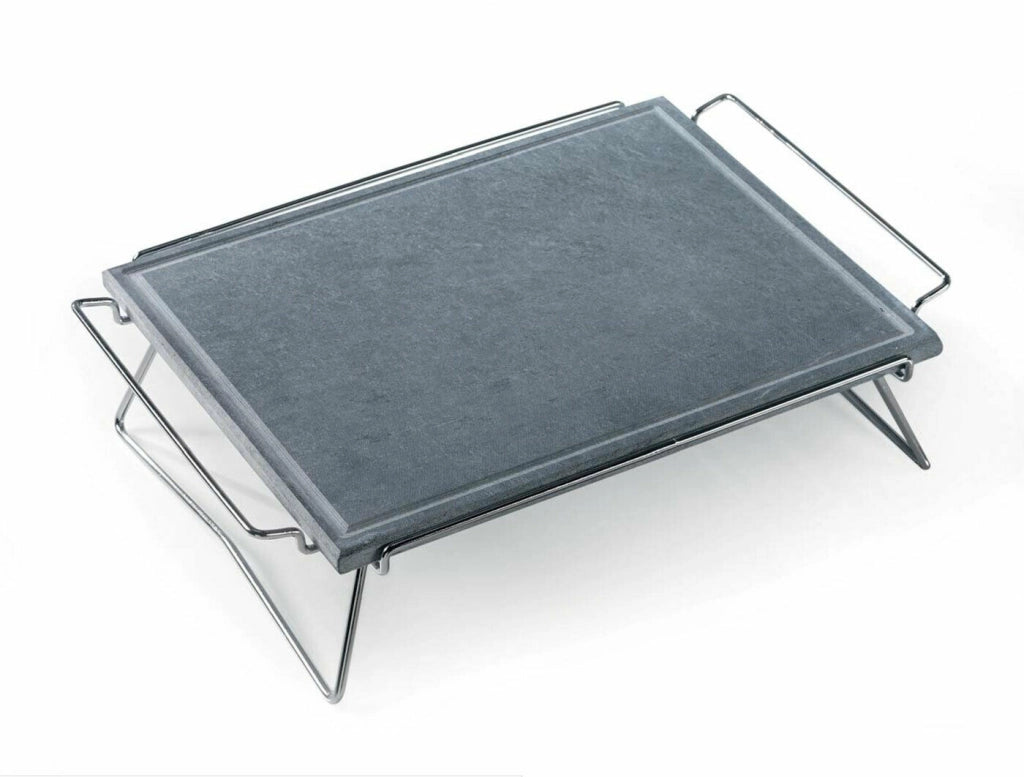 Pietra Ollare Naturale Piastra Cottura Dietetica Pieghevole Barbecue Ompagrill