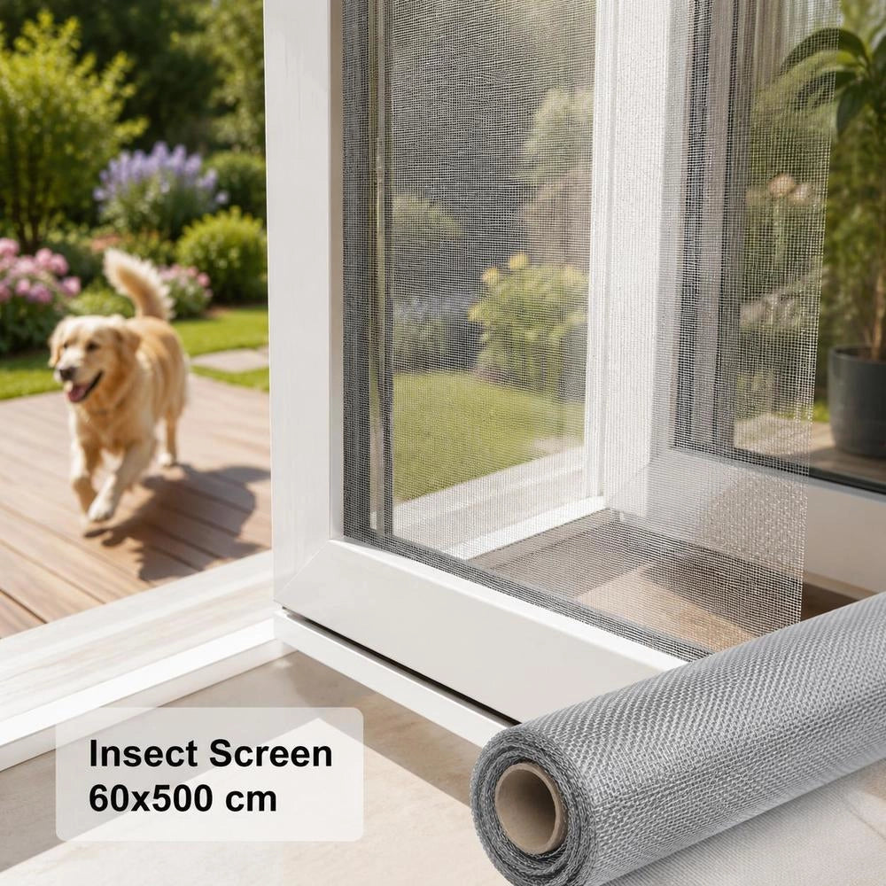 Stainless Steel Fly Screen 60x500 Cm Silver