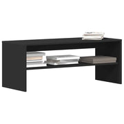 Mobile Porta TV Nero 100x40x40 cm in Legno Multistrato 862402