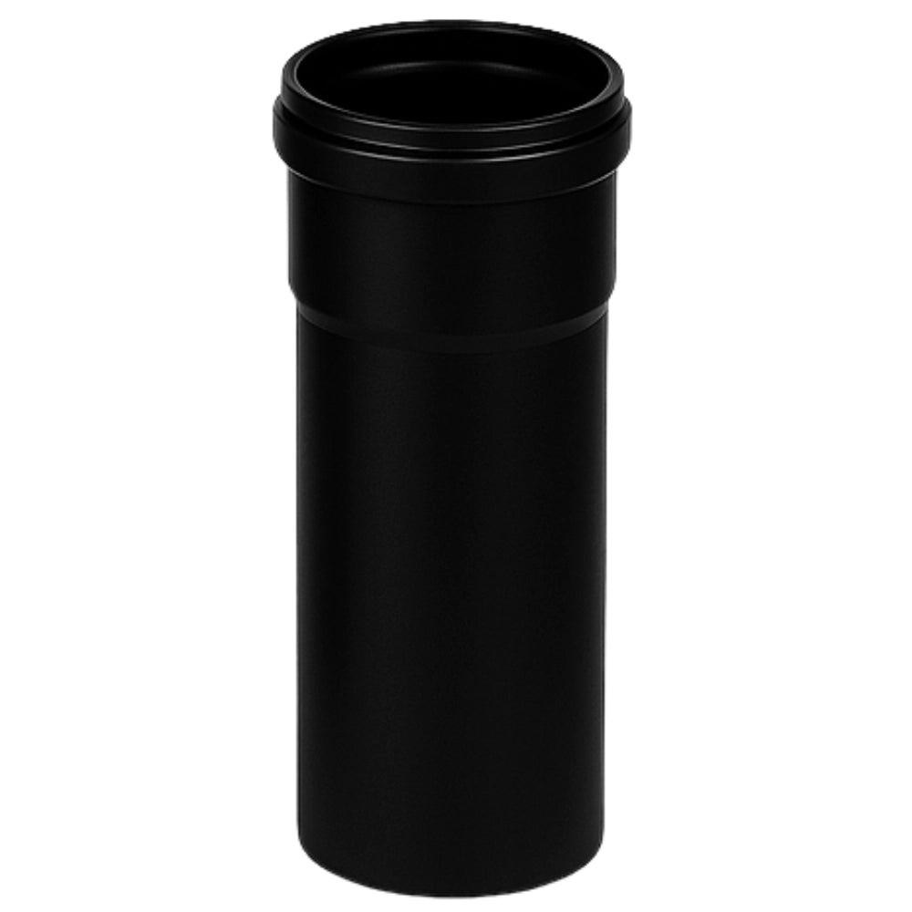 Tubo acciaio canna fumaria stufa pellet spessore 1,2 mm diametro 80 mm *** misura h 250 mm, confezione 1