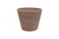 Vaso Piccolo Camelia Ø31x25,4 cm in Fibra sintetica Taupe
