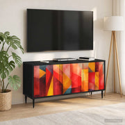 Mobile TV HEESCH 102 x 33 x 51 cm Rovere Nero 8007098